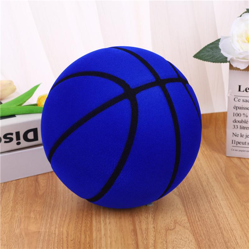 Silent No-Flake Indoor Basketball for Kids with 3D Grooves