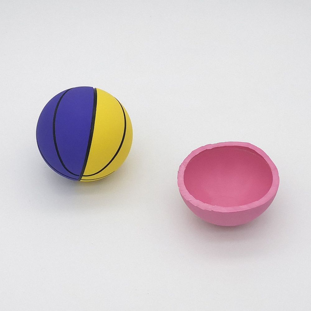 6CM Toy Kids Elastic Stress Relief Bouncy Balls Anti Anxiety Jumping Balls Mini Basketballs