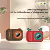 Portable children's hot print camera 1080P high-definition rechargeable camera with printing roll 8GB card instant printer.