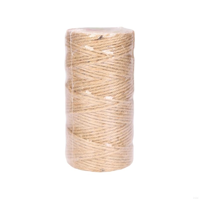 Natural Fiber Twine Multipurpose Heavy Duty Wrapping Rope String For Handmade Craft Gardening Home Decoration Packaging