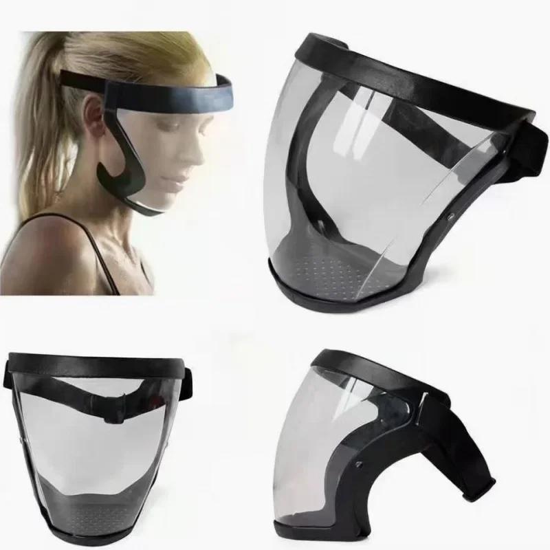 Protection Mask Transparent Facial Protector Face FaceMask Protective Outdoor Safety Mask Head Cover Work Protection Splashproof