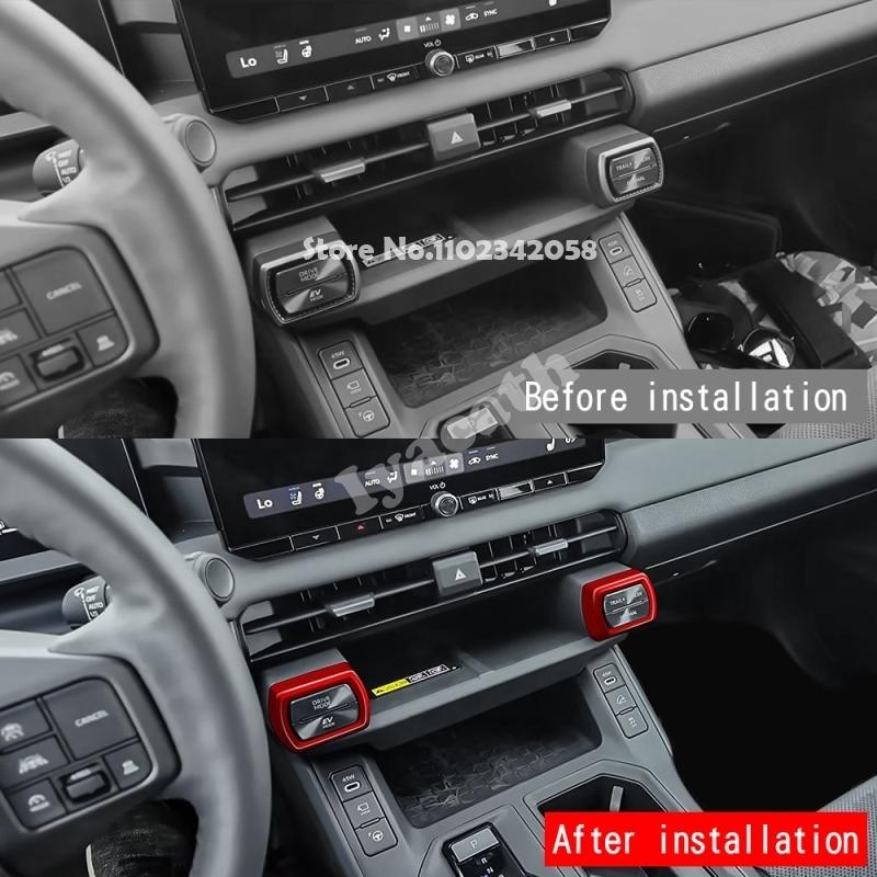 For TOYOTA RAV4 RAV 4 2026 2027 GR sport Wireless charging left right button cover Drive mode EV model trail snow Normal cover