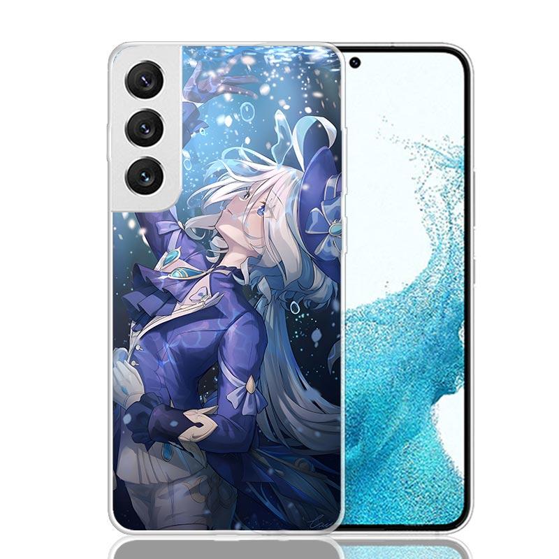 Genshin Impact Furina Phone Case For Samsung Galaxy S26 S25 Edge S24 S23 FE S22 Ultra S21 Plus S20 + Fundas Cover Coque Galaxy S