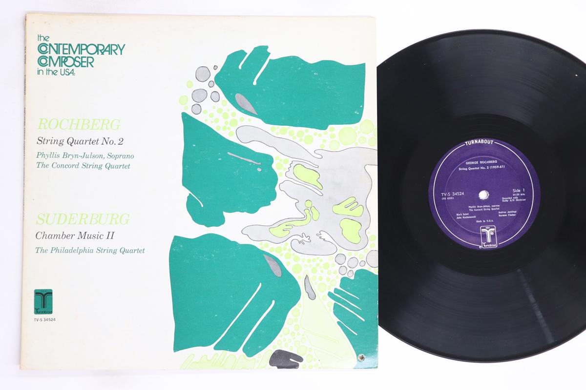

LP Record PHYLLIS BRYN JULSON, THE CONCORD ST - Rochberg String Quartet No2 / Suder TVS34524 TURNABOUT US Classical Used