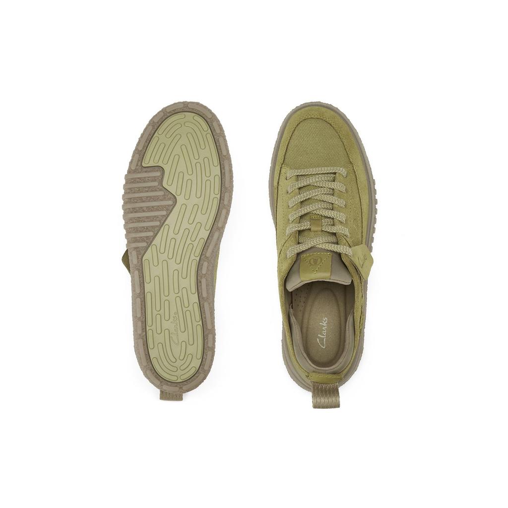 Clarks Two-Layer Cowhide Street Sports Casual Low-Top Skate Shoes Men sneaker Green 261761847