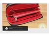 Straw Pattern Microfiber Leather Wallet for Men and Women - Customizable Design