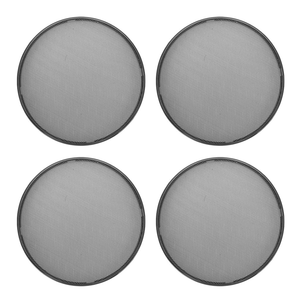 4PCS Speaker Grill Cover 180mm Cold Rolled Steel Round Speaker Mesh Cover Grille Protector for DIY Home Theater Car