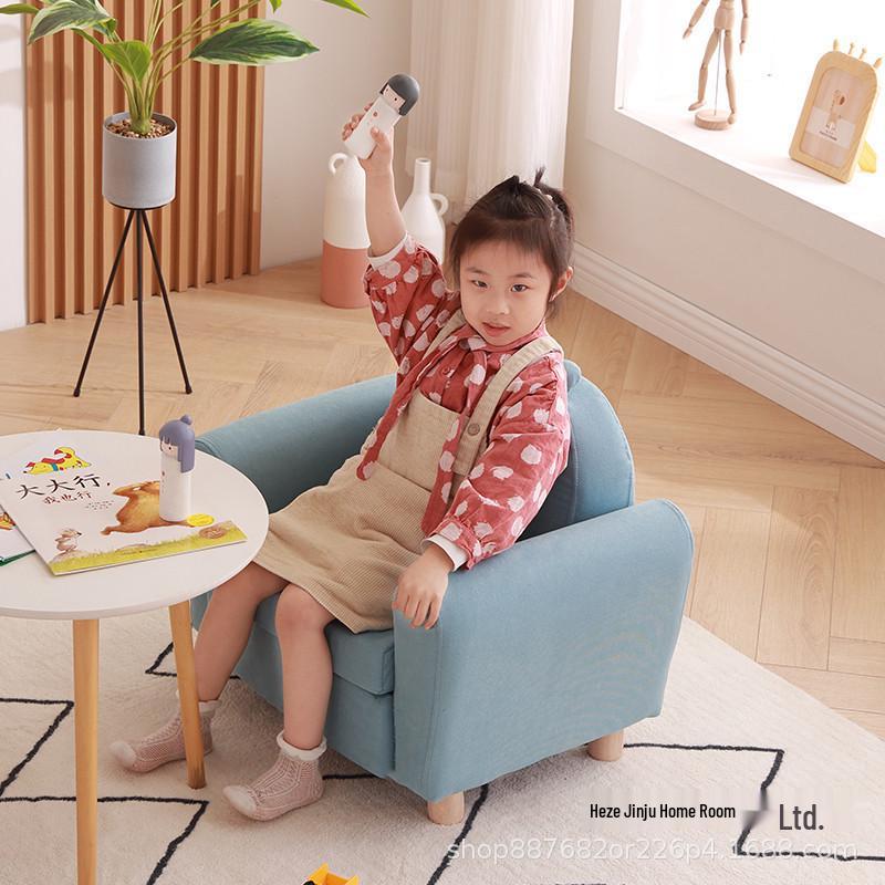 Children's Cartoon Double Sofa for Reading Corner or Playroom