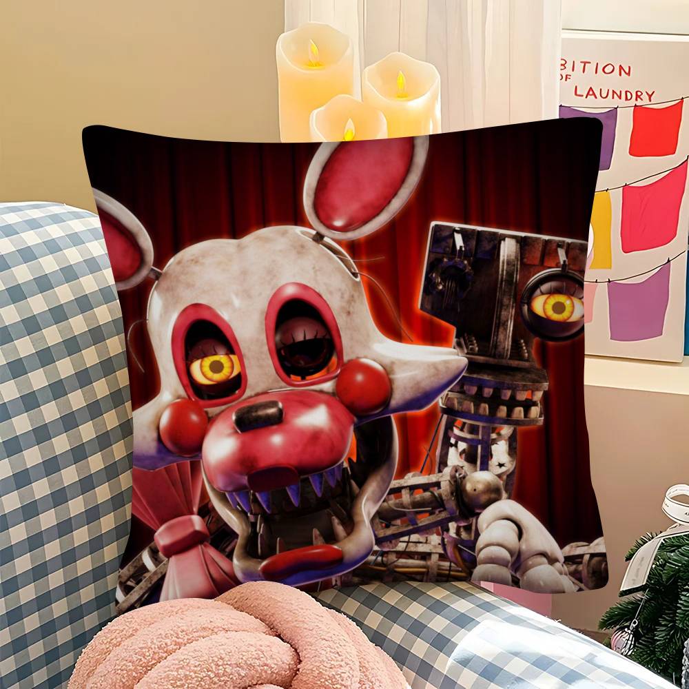 1Pc E-Fnaf Five-Nights-At-F-Freddys Pillow Case Fashion Square Pillowcase Bedroom Sofa Room Ins Decoration Leisure