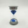Sanduhr 20 Minuten Sanduhr Sand Uhr Sand Timer Home Desktop Bücherregal Dekor Kinder Weihnachten Geburtstag Geschenk (Silber und Blau)