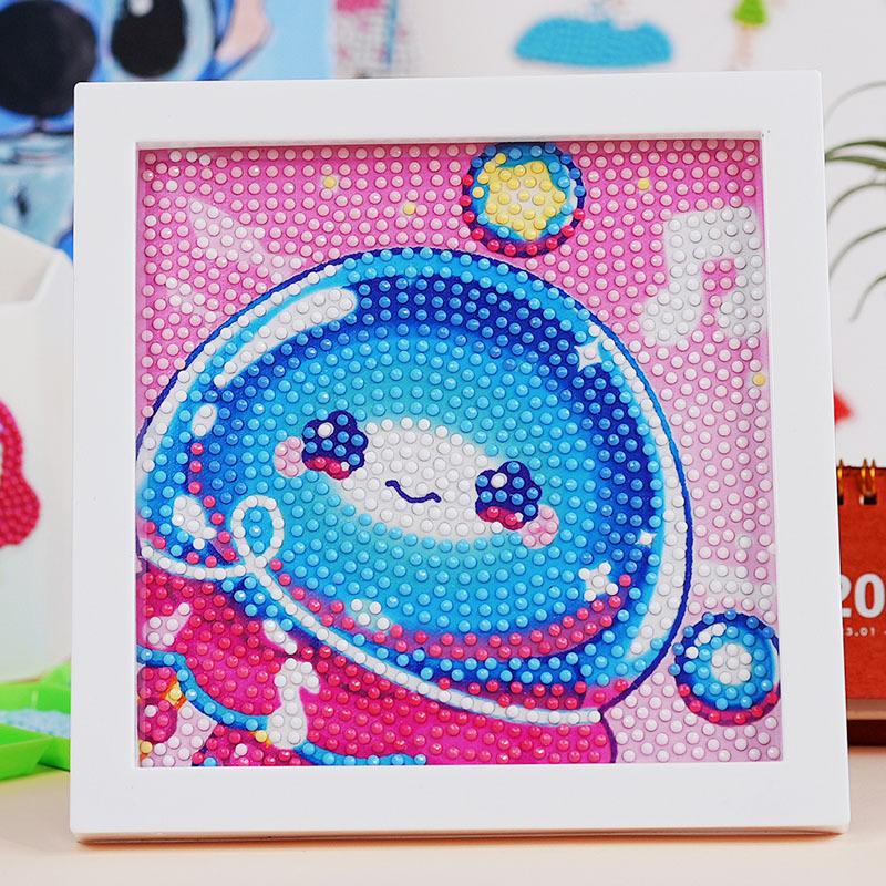 Children'S Diamond Painting Handmade Diy Masonry Painting Cartoon Diamond Sticker Bedroom Living Room Decorative Painting Photo Frame