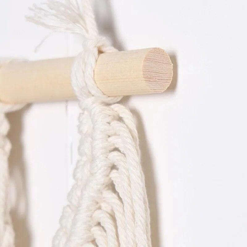 Vintage Ins Nordic Tapestry Hand Woven Decorations Small Wall Mounted Home Decoration Indoor Decoration Dream Catching Net