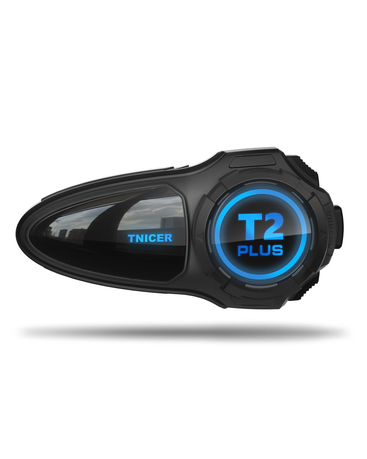 

Обновленная мотоциклетная гарнитура TNICER T2 2025 года для поддержки одновременной Mesh Bluetooth, поддержки музыки и связи, специальный музыкальный FM-наушник чёрный