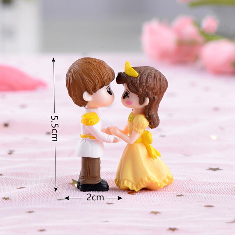 Lovers Couple Miniature Mini Doll DIY Terrarium Figurines Fairy Garden Decor Valentine's Day Gift Home Accessories