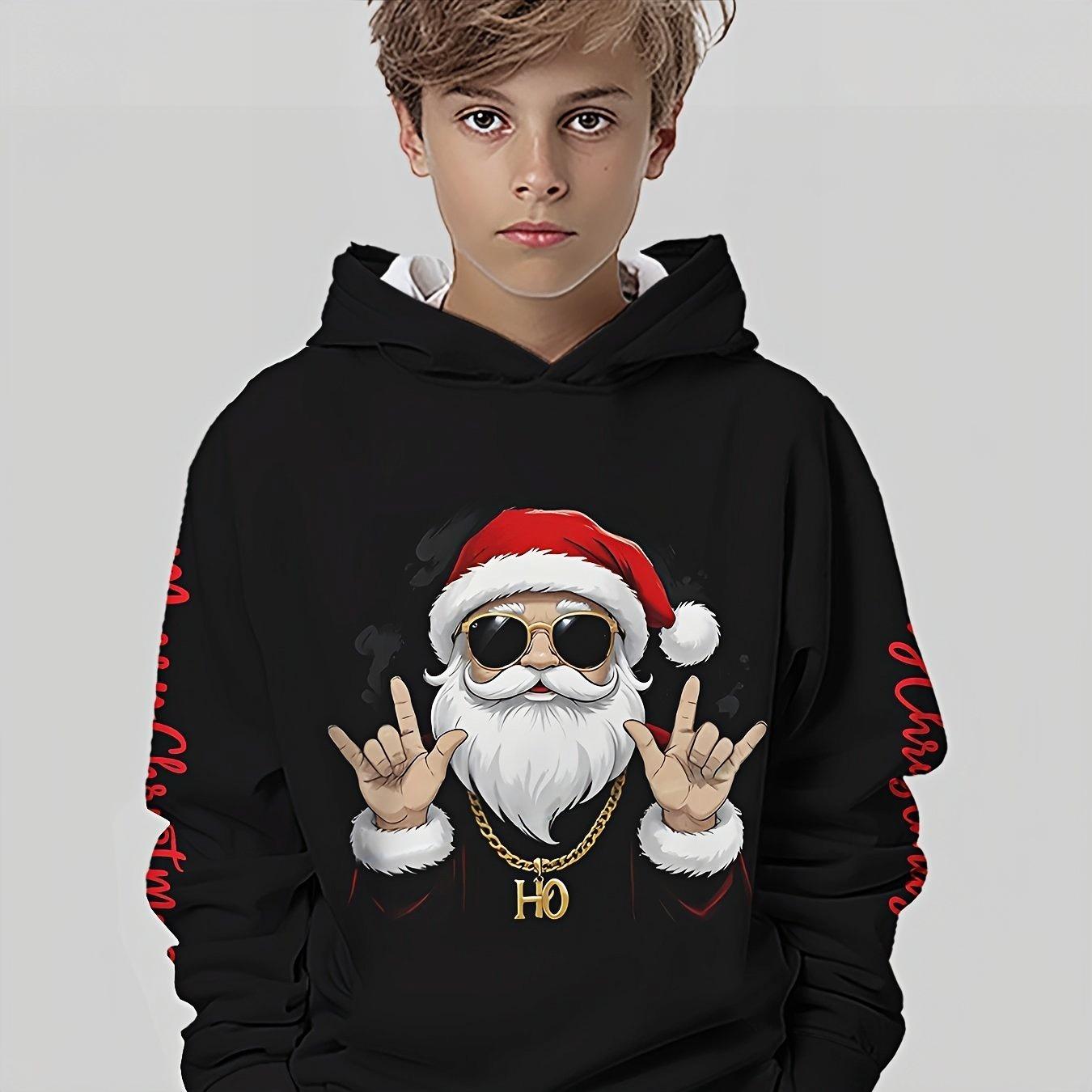 

Худи с длинным рукавом для мальчиков, напечатанное на 3D-принтере, повседневное, худи для мальчиков с оригинальным дизайном 13-14Y