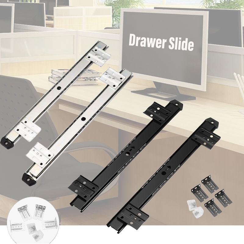 Keyboard Computer Sliding Tray Under Desk Drawer Stand Extender Sturdy Steel