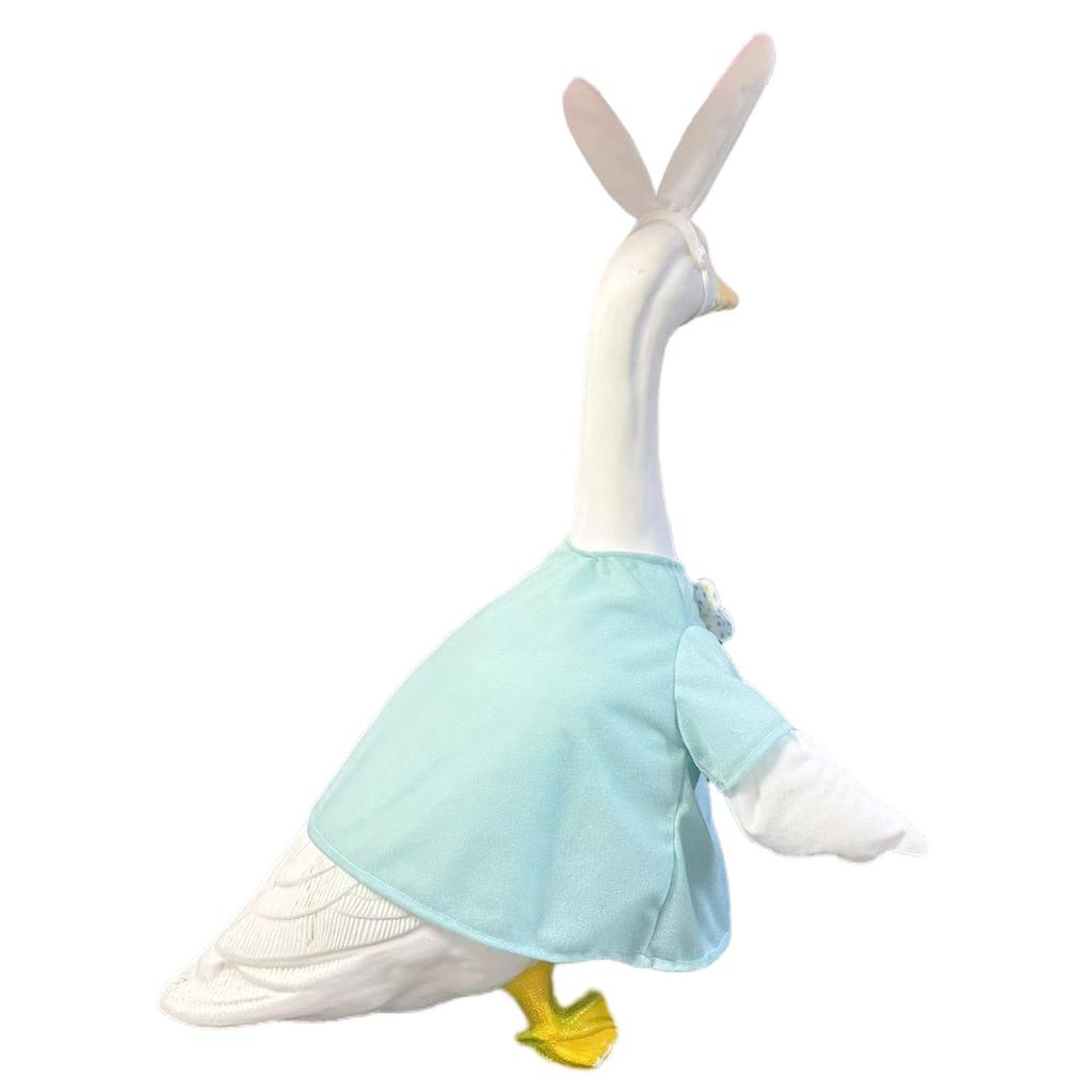 Cute Easter Ear Porch Goose Costume Outdoor Garden Goose Decoration Outfit