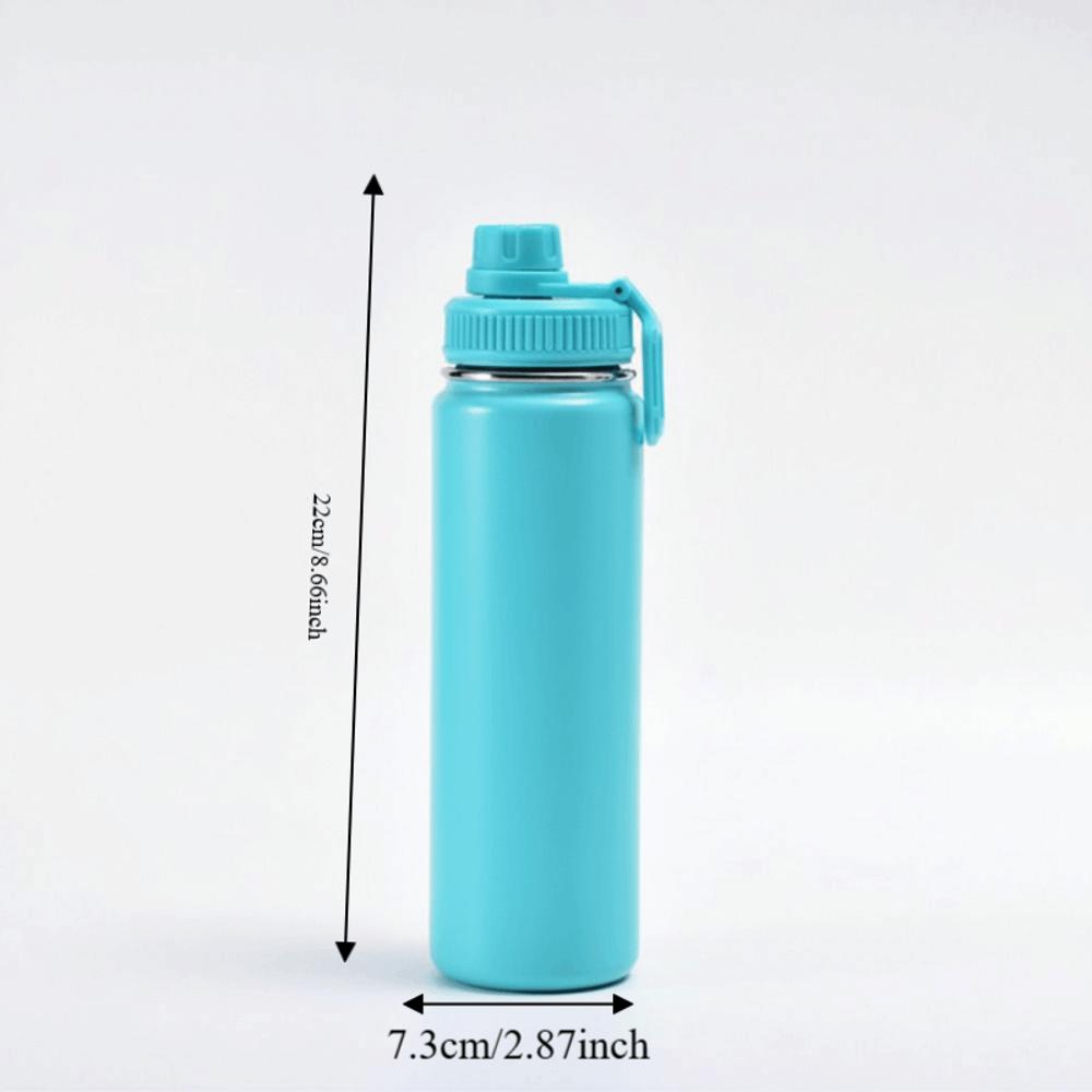 22 Oz Capacity Vacuum Insulated Water Bottle Leakproof Water Bottle  Outdoor Activities