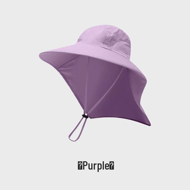 Herren Sommer Sonnenschutz Fischerhut mit breiter Krempe, Nackenschutz und Netzeinsätzen an den Seiten für Outdoor-Aktivitäten