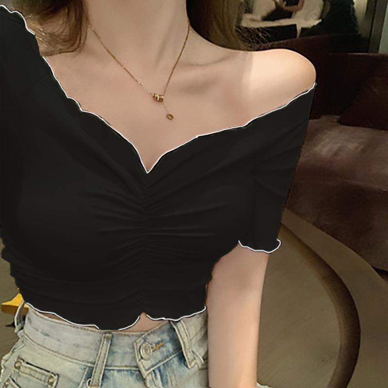 

Women s Spicy Off-Shoulder Long Sleeve T-Shirt Large (L)