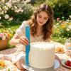 PP Cake Leveler Smoother With Adjustable Height,Fondant Plastic Scraper,Smoothing Tool For Smoothing The Edges Plastic Scraper T