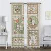 Blackout Curtain for Room 2 Panel Animal Forest Anti-mosquito Curtains Shades Tulle for Bedroom Partition Blinds Living Kitchen