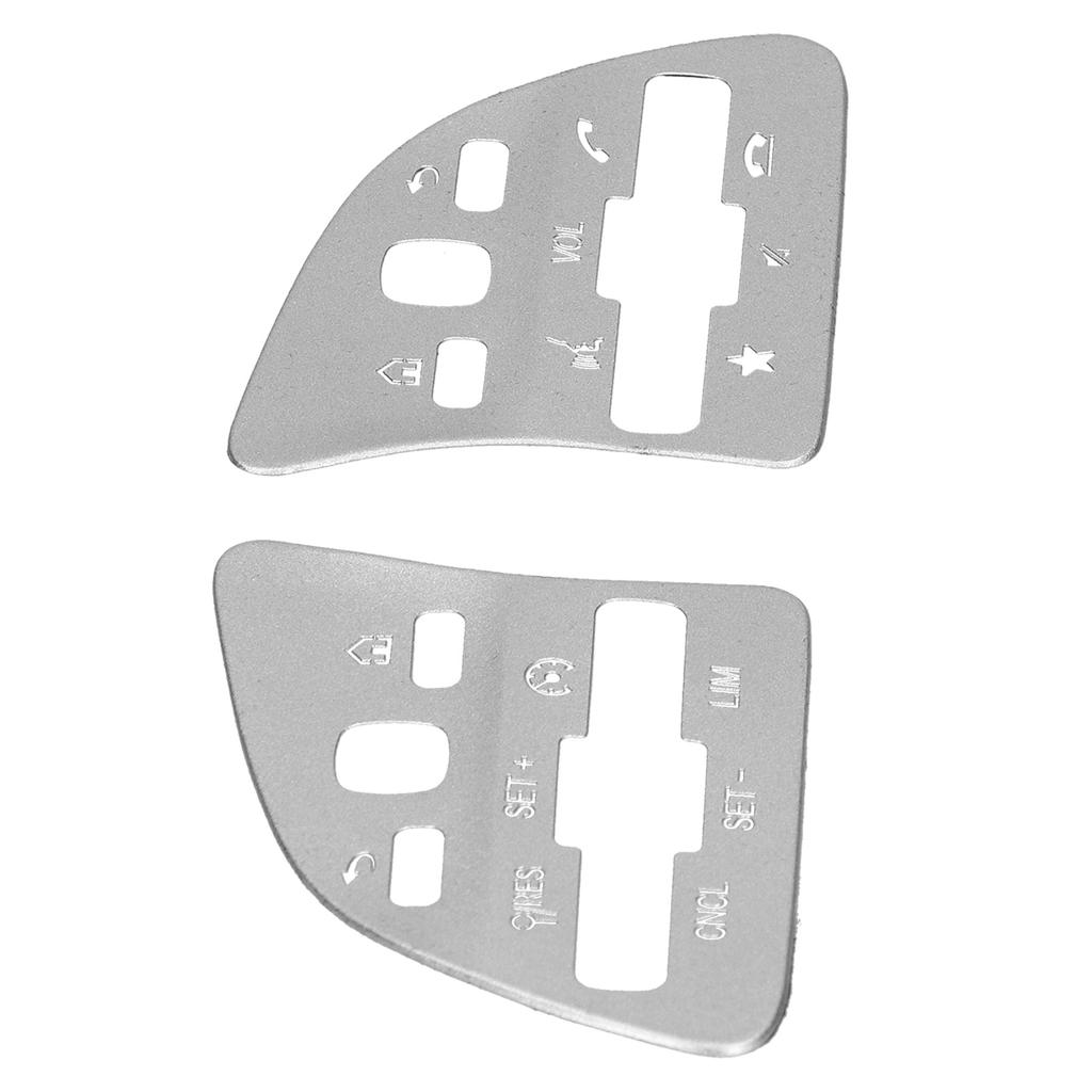 2 Stück Runde Lenkradtasten Zierabdeckung Ersatz für Mercedes Benz A B C E Klasse 2020