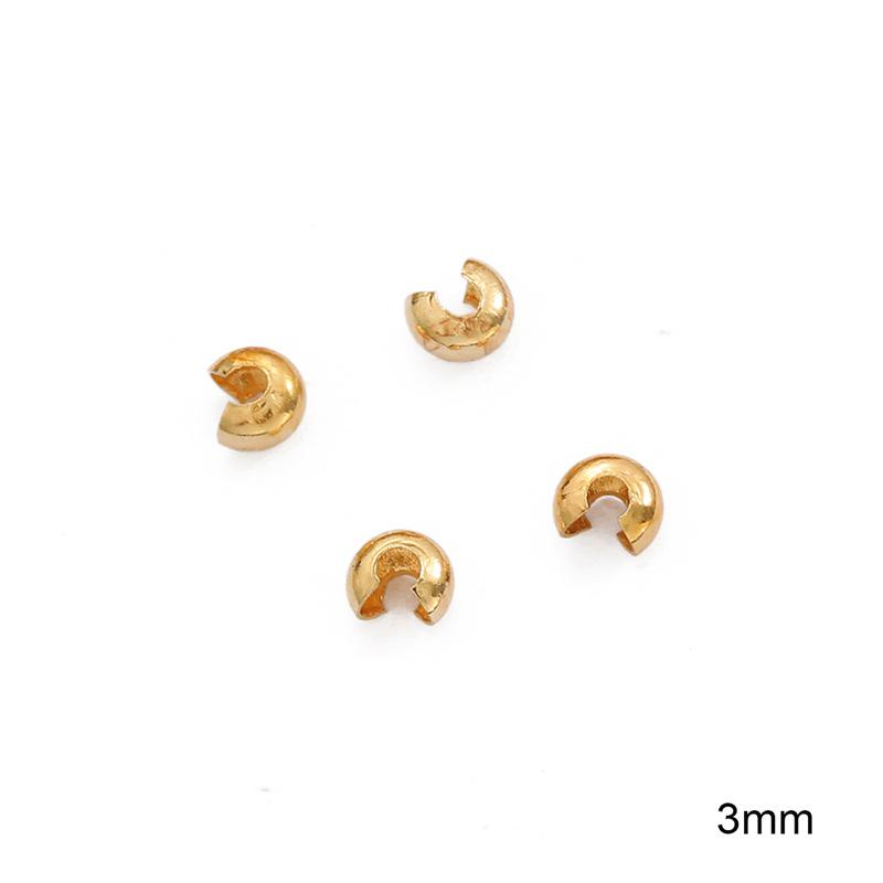 

18K Gold-filled Crescent C-Shaped Clasp for DIY Bracelet & Necklace Making 50 pieces/package