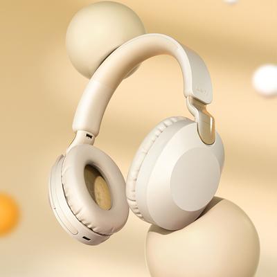 Wireless BT5.3 Headphones Over Ear Gaming Headset with Rotatable Microphone Call Center Headphone