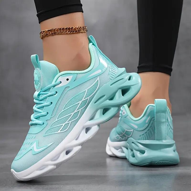 ELUVA Unisex Running Shoes Women Men Lightweight Mesh Breathable Comfortable Flat Soft Tennis Shoe Non Slip Lace-up Sneakers Man