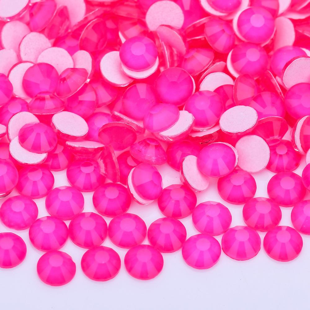 Diamante Fluorescente Morbido Vetro Aurora Strass al Vetro Neon, Gioielli Luminosi per Nail Art Accessori per Unghie Cellulari