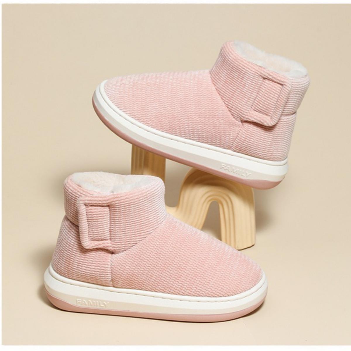 

Хлопковая обувь, Замшевая обувь, Толстая обувь, Обувь на мягкой подошве, Противоскользящая обувь, Морозостойкая обувь, Теплая обувь 40-41 розовый