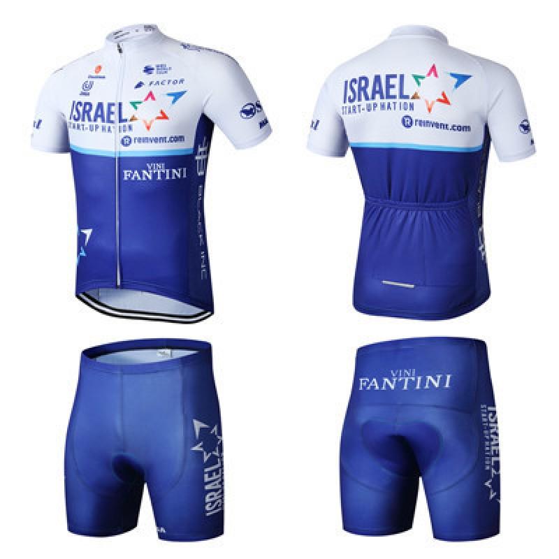 Mens Cycling Jersey Set Short Sleeve Breathable Road Bike Apparel Outdoor Sport Wear
