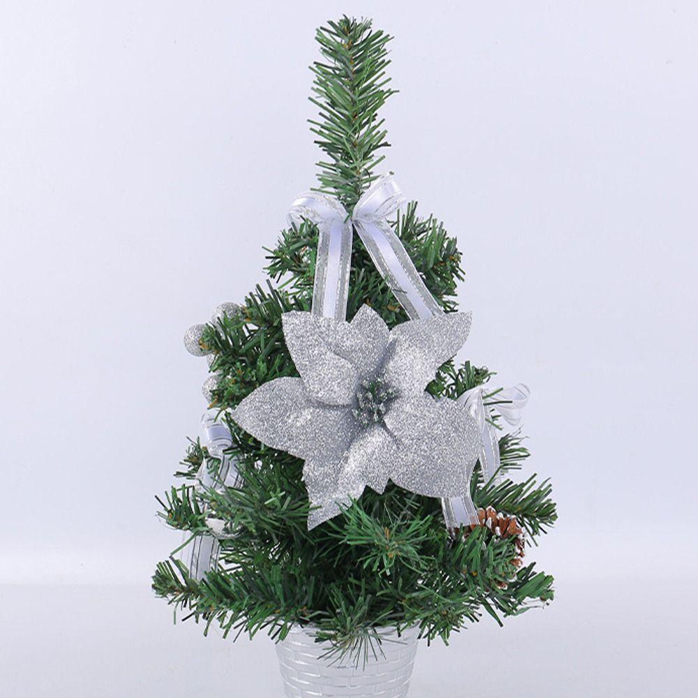 Shiny Small Christmas Tree Colorful Artificial Xmas Pine Tree  New Year Gift