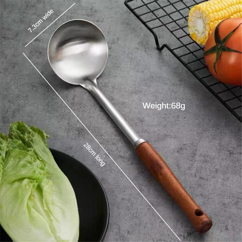 

Нержавеющая сталь Стильный элегантный дизайн Максимальное удобство использования Прочный Удобная ручка Антипригарное покрытие Кухонная утварь Лопатка для сковороды Вок Надежная