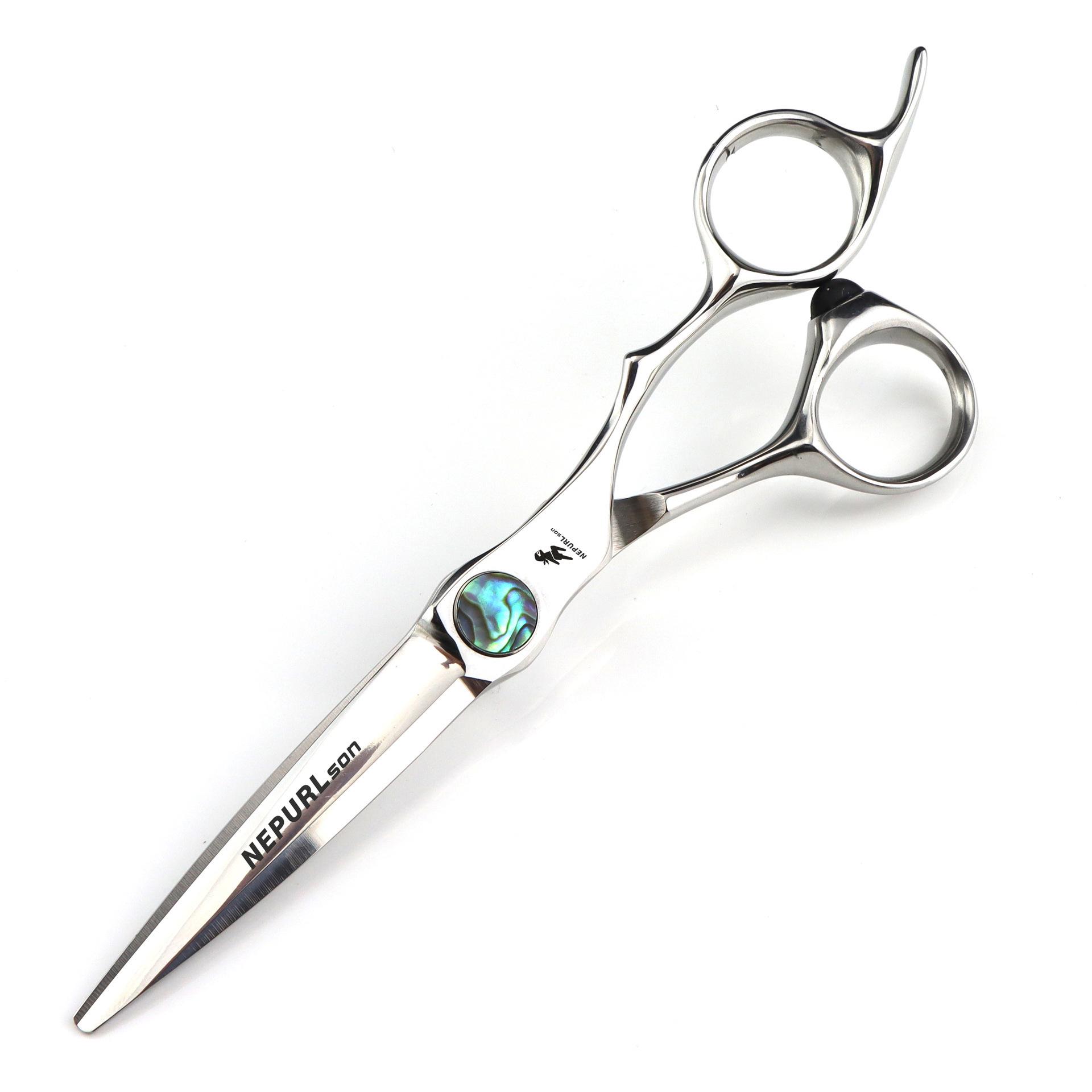 Natural Shell 6  Napson Hairdressing Scissors - Barber, Straight, Thinning