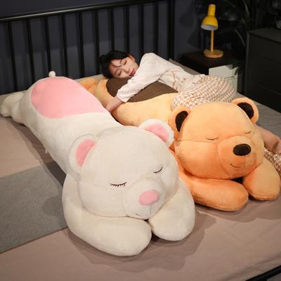 Baby-Bär-Puppenkissen für Jungen und Mädchen zum Schlafen für Stoffpuppen, Bärenpuppe, großes Bären-Plüschtier