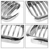 2 STÜCKE Chrom Front Nieren Grill Gitter Passend für BMW 7er E38 1994-2001