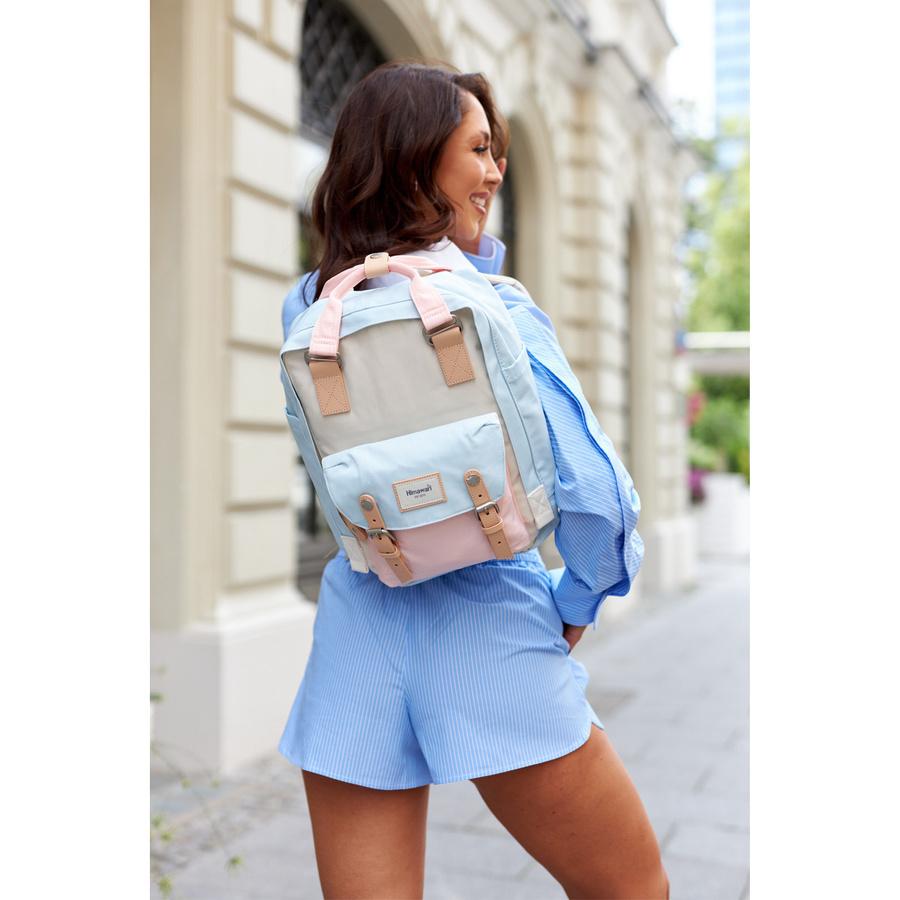 Zaino pastello da donna per laptop 14'' con tasche - Himawari