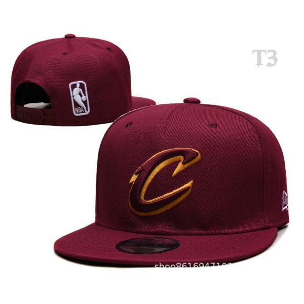 Cappellino da baseball a visiera piatta NBA Cavaliers James Stesso Bordo Piatto Cappello a visiera piatta Hip Hop Bordeaux Cappello Hipster da Uomo e Donna