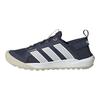 Daroga 25 Tecido Couro Sintético Confortável Leve Cano Baixo Sapatos de Caminhada Unissex Sapatos de Caminhada Azul Claro Branco HQ9172