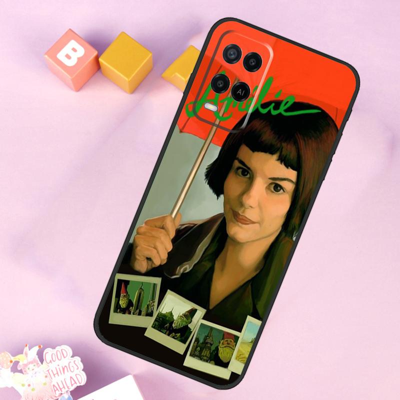 

Amelie Poster Classic France Movie Case For Oppo A6 A5 Pro A15 A16 A76 A96 A17 A57 A98 A58 A78 A18 A38 A54 A74 A94 A40 A60 A80 OPPO A54 5G