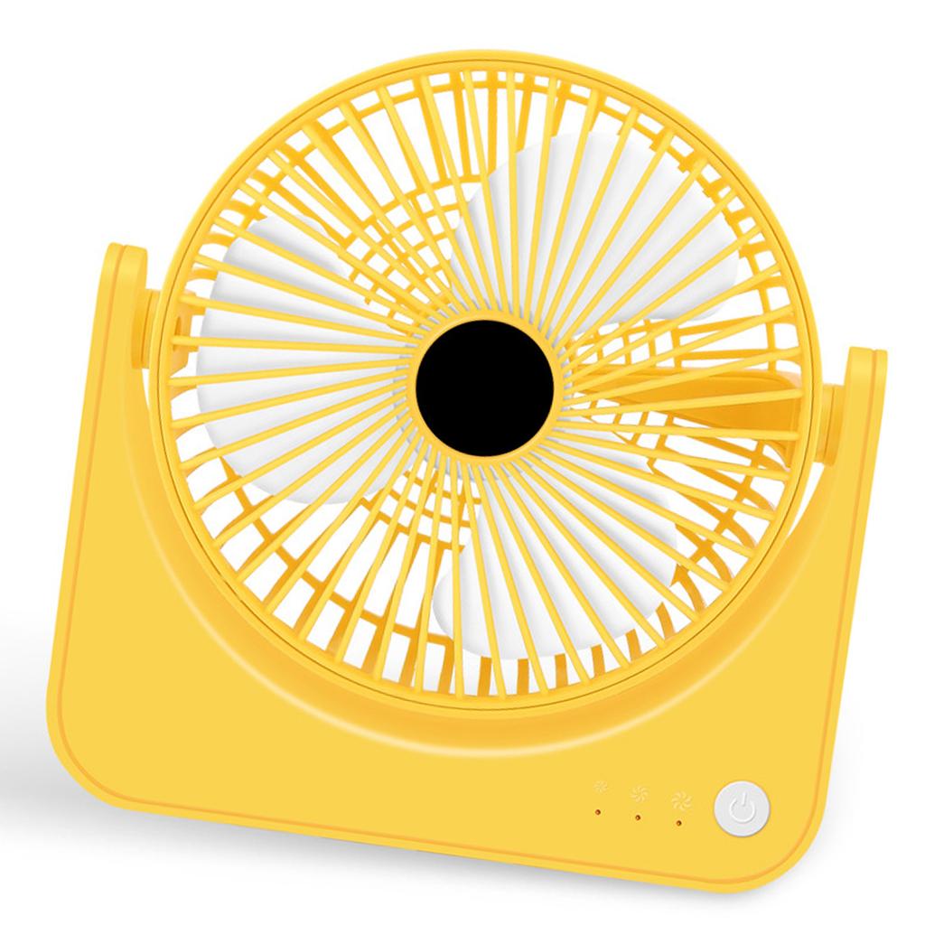 USB Small Desk Fan Quiet Operation Portable Mini Rechargeable Desktop Fan for Home Student