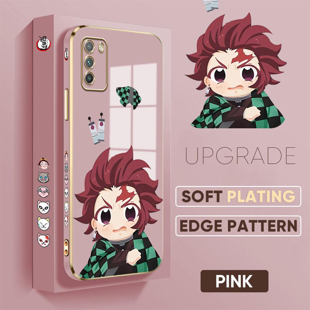 Barevné vzory tisku Pouzdro se čtvercovým vzorem na hraně Pokovené pouzdro na telefon Luxusní měkké pouzdro na telefon pro Huawei Honor Xiaomi Redmi