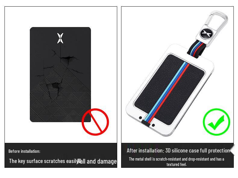XPeng Key Case: Metal Shell for P7, P5, G3, and G3i Models - 2021