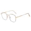 Square Myopia Glasses Metal Frame Women Men Eyeglasses TR90 Frame Prescription Eyewear 0 -0.5 -1.0 -2.0 -3.0 To -6.0 Diopter