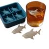 Shark Silicone Ice Mold Cute Easy-To-Release Silicone Tray Shaping Mold Suitable For Drinking Water Kitchen Ice Cream Mold