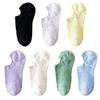 Female Summer Thin Style Pure Cotton Color Shallow Mouth Non Slip Not To Fall with Invisible Boat Socks