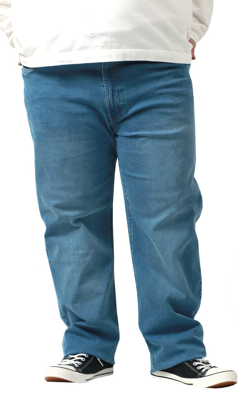 

Outdoor Products Men s Plus Size Stretch Denim Jeans, Size 115, Sax