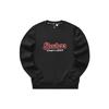 New Year Series Letter Knit Crewneck Sweatshirt Women Sweatshirt Carbon-Black L124W027-0018